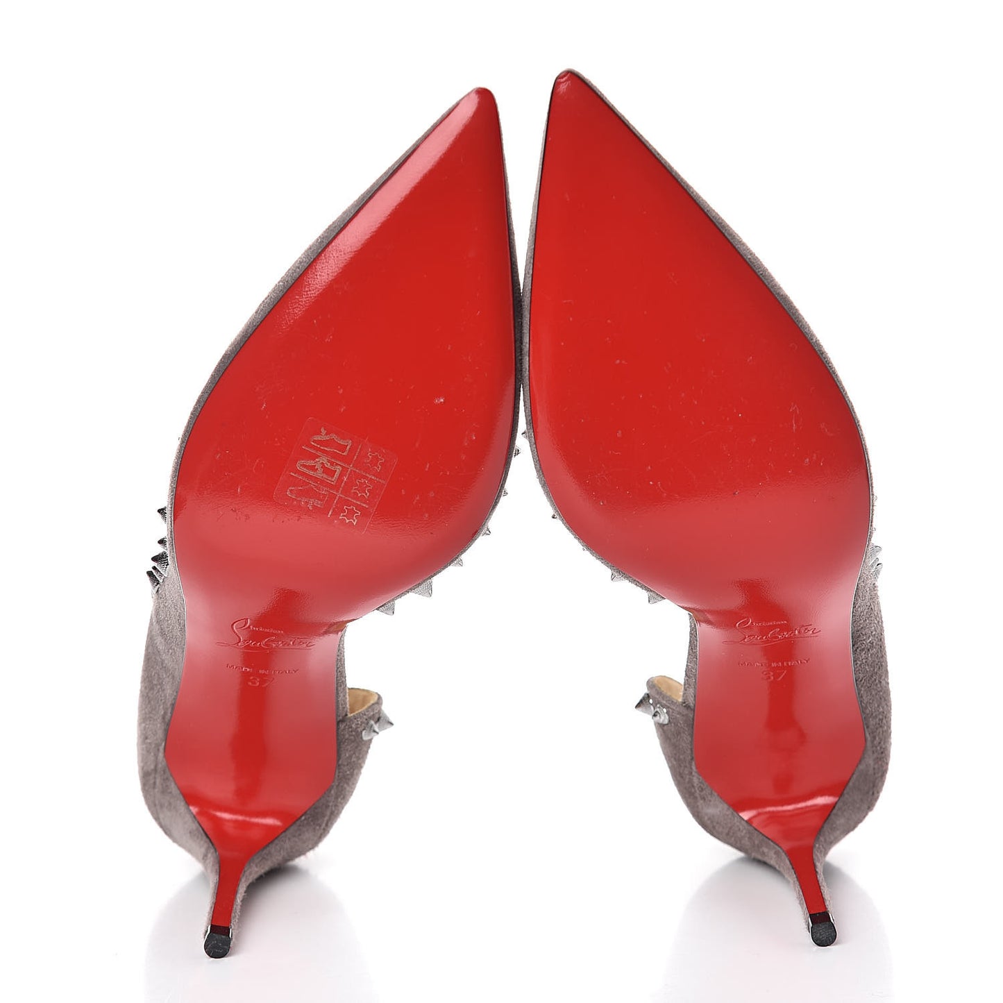 Veau Velour Irishell 85 Pumps 37 Storm