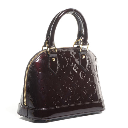 Louis Vuitton Vernis Alma BB Amarante 3 of 9