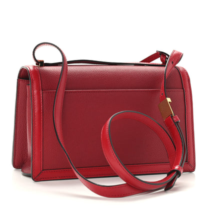 Loewe Grained Calfskin Medium Barcelona Shoulder Bag Scarlet Red 3 of 10