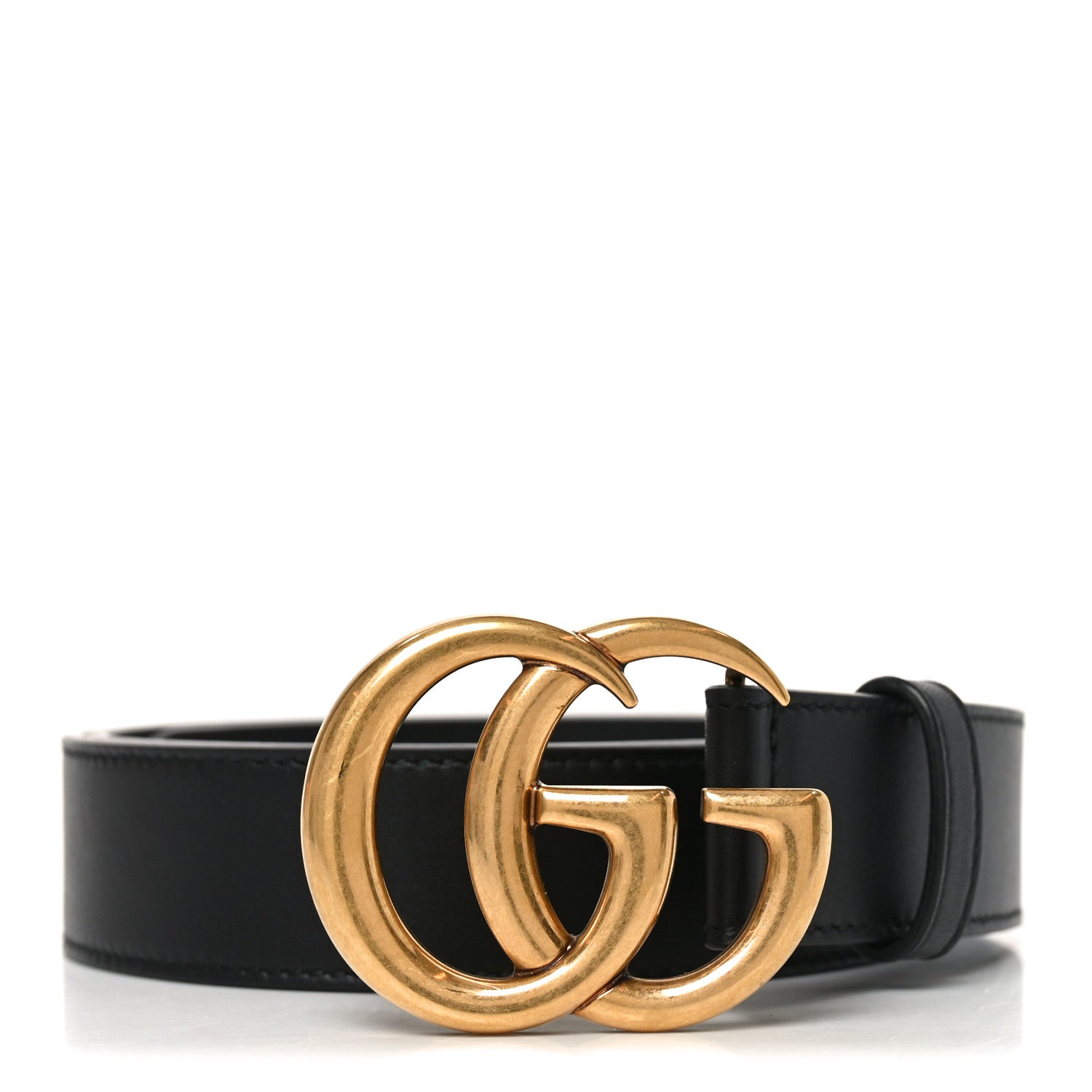 Gucci Calfskin Double G 30mm Belt 90 36 Black 1 of 4