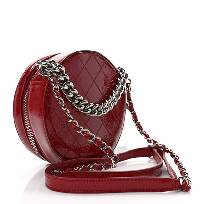 Chanel Patent Round As Earth Evening Bag Red 3 of 8