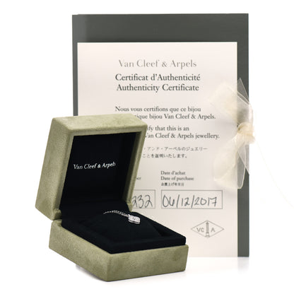 Van Cleef & Arpels 18K White Gold Diamond Sweet Alhambra Pendant Necklace 5 of 5