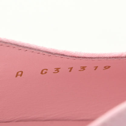 Chanel Denim Cap Toe CC Slingback Flats 37.5 Light Pink 10 of 11