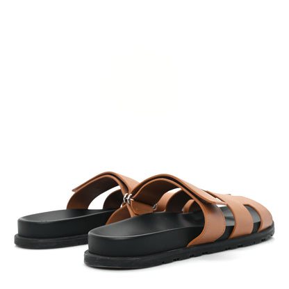 Hermes Calfskin Mens Chypre Sandals 43 Naturel 5 of 10