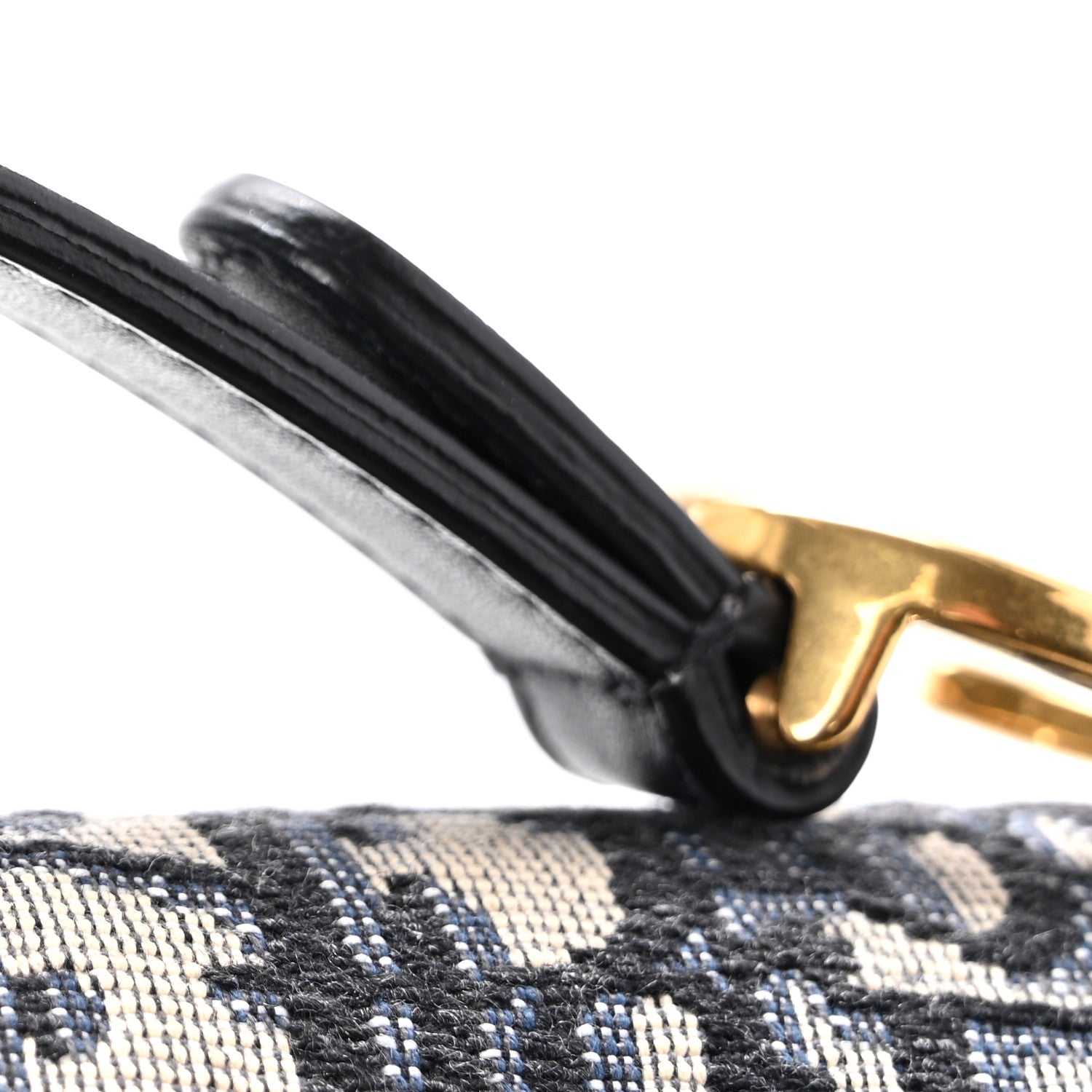 Christian Dior Oblique Mini Saddle Bag Blue 12 of 12