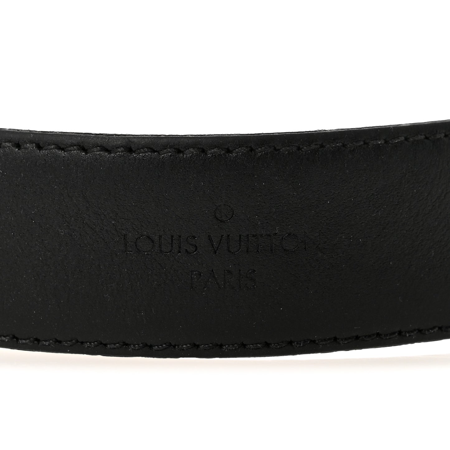 Monogram Calfskin Shoulder Strap Black