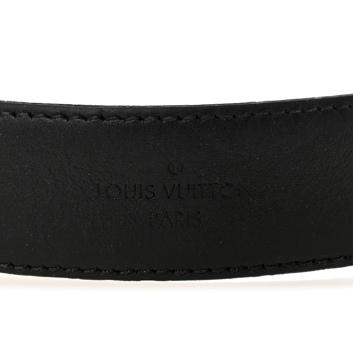 Louis Vuitton Monogram Calfskin Shoulder Strap Black 4 of 4