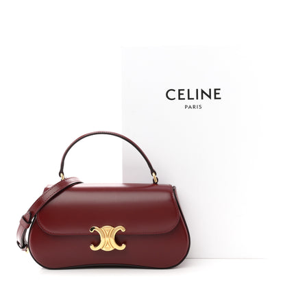 Celine Shiny Calfskin Teen Lola Bag Light Burgundy 11 of 11