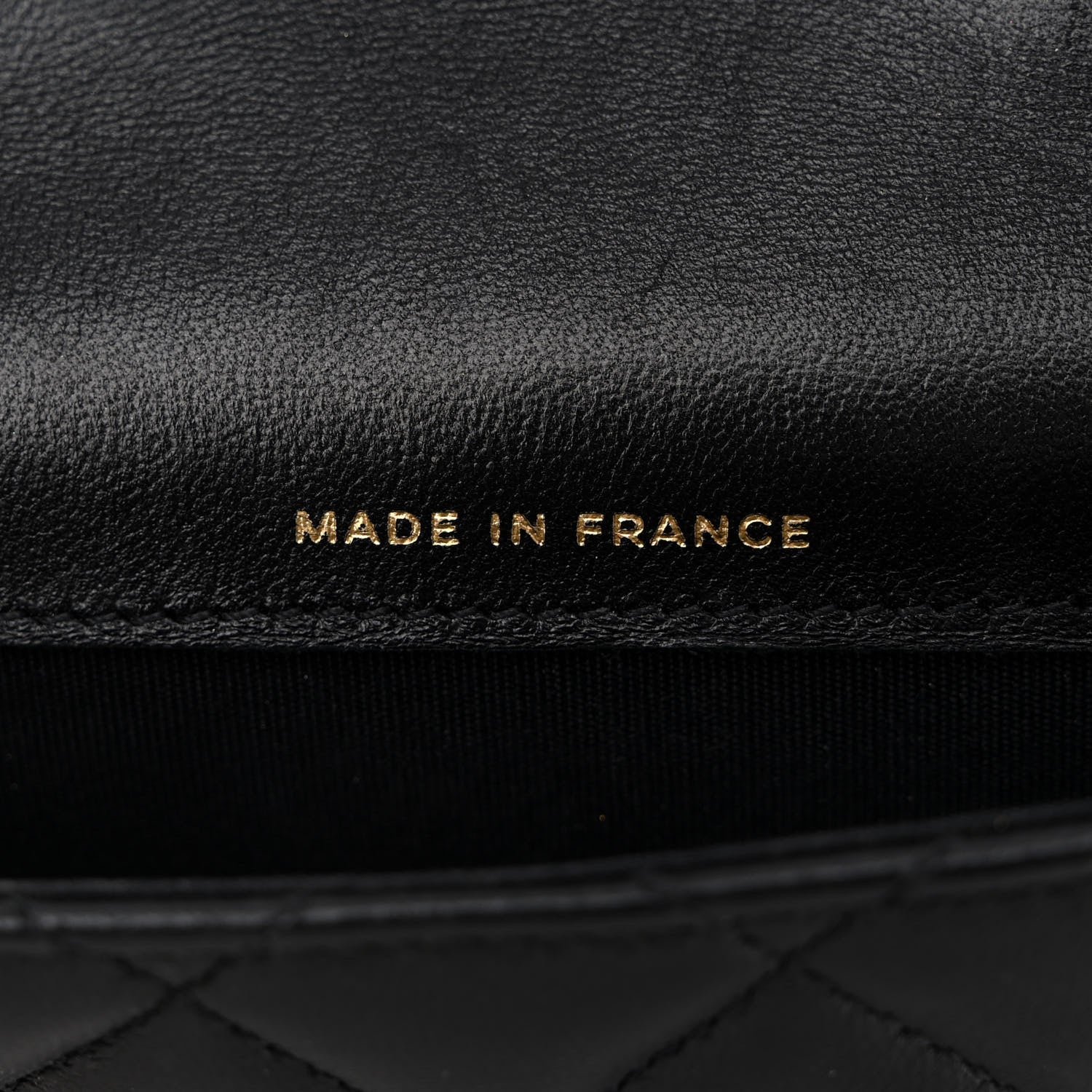 Chanel Lambskin Quilted Top Handle Flap Coin Purse With Chain Black 7 of 11
