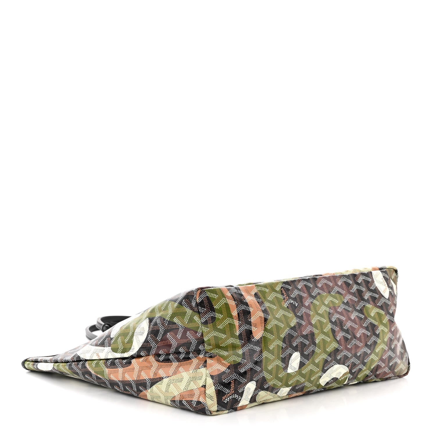 Goyard Goyardine Saint Louis Lettres Camouflage PM Black Green 5 of 11