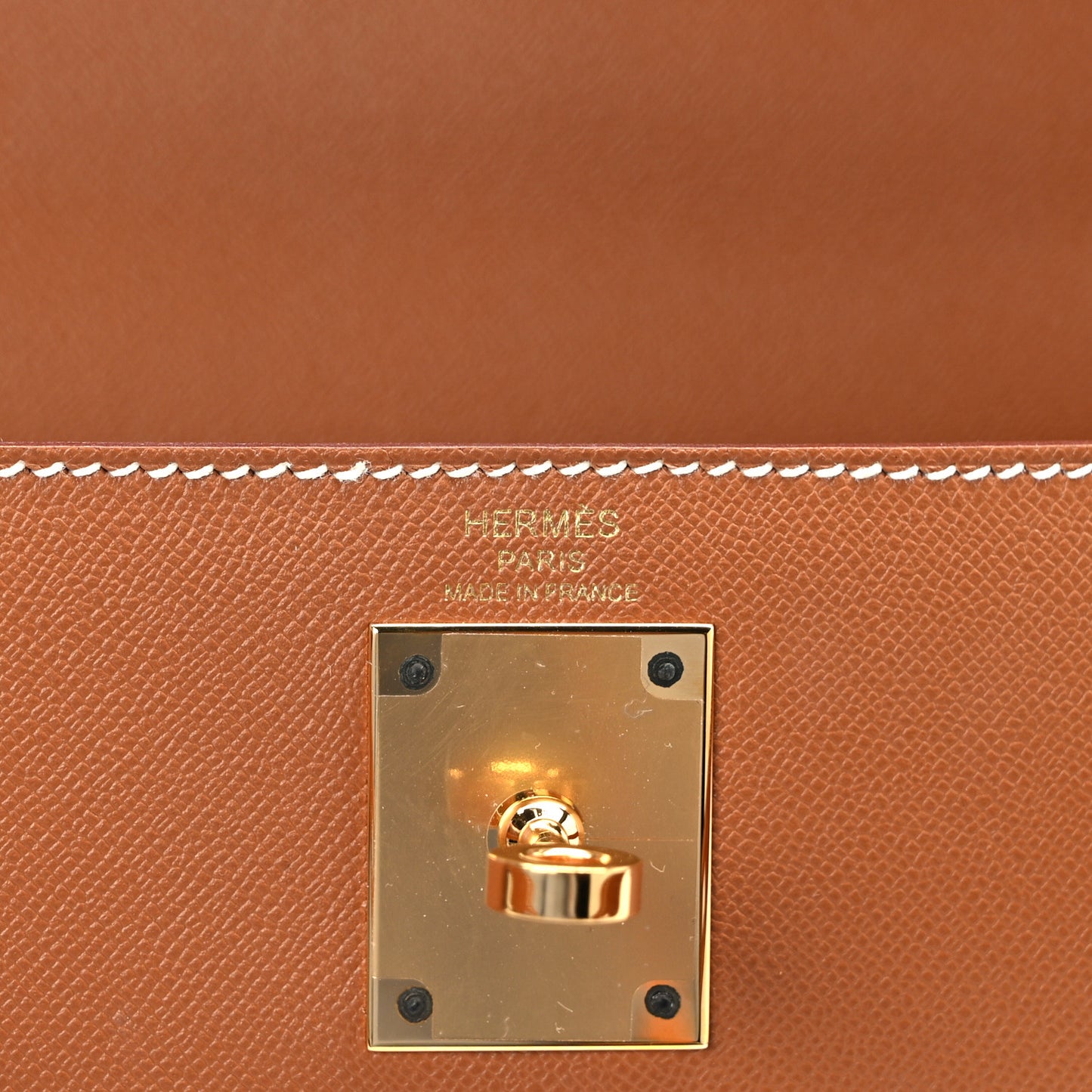 Madame Calfskin Kelly Sellier 28 Gold