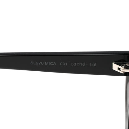 Saint Laurent Acetate Mica Cat Eye Sunglasses SL 276 Black 5 of 7