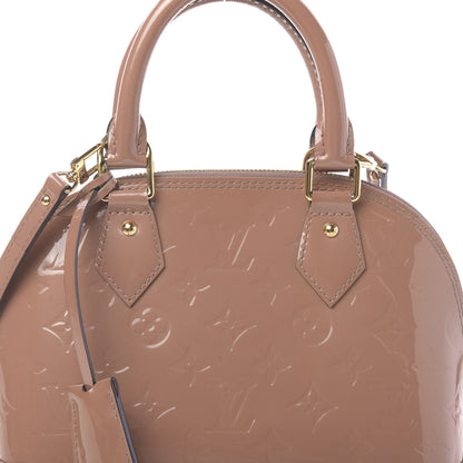 Louis Vuitton Vernis Alma BB Rose Velours 8 of 11