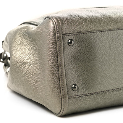 Gucci Metallic Cellarius Calfskin Medium Soho Shoulder Bag Sasso 9 of 10