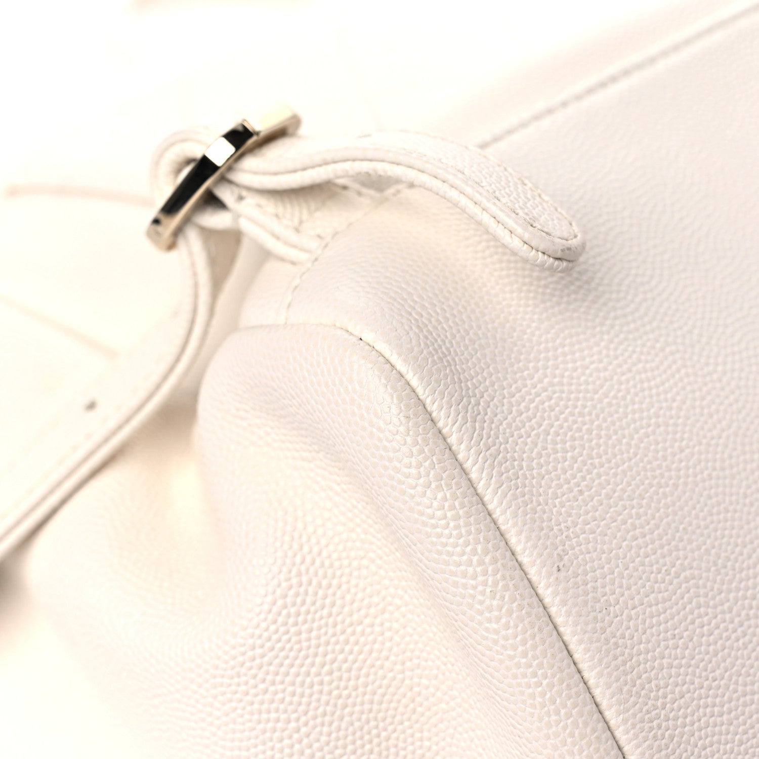 Chanel Caviar Quilted Business Affinity Backpack White 10 of 17
