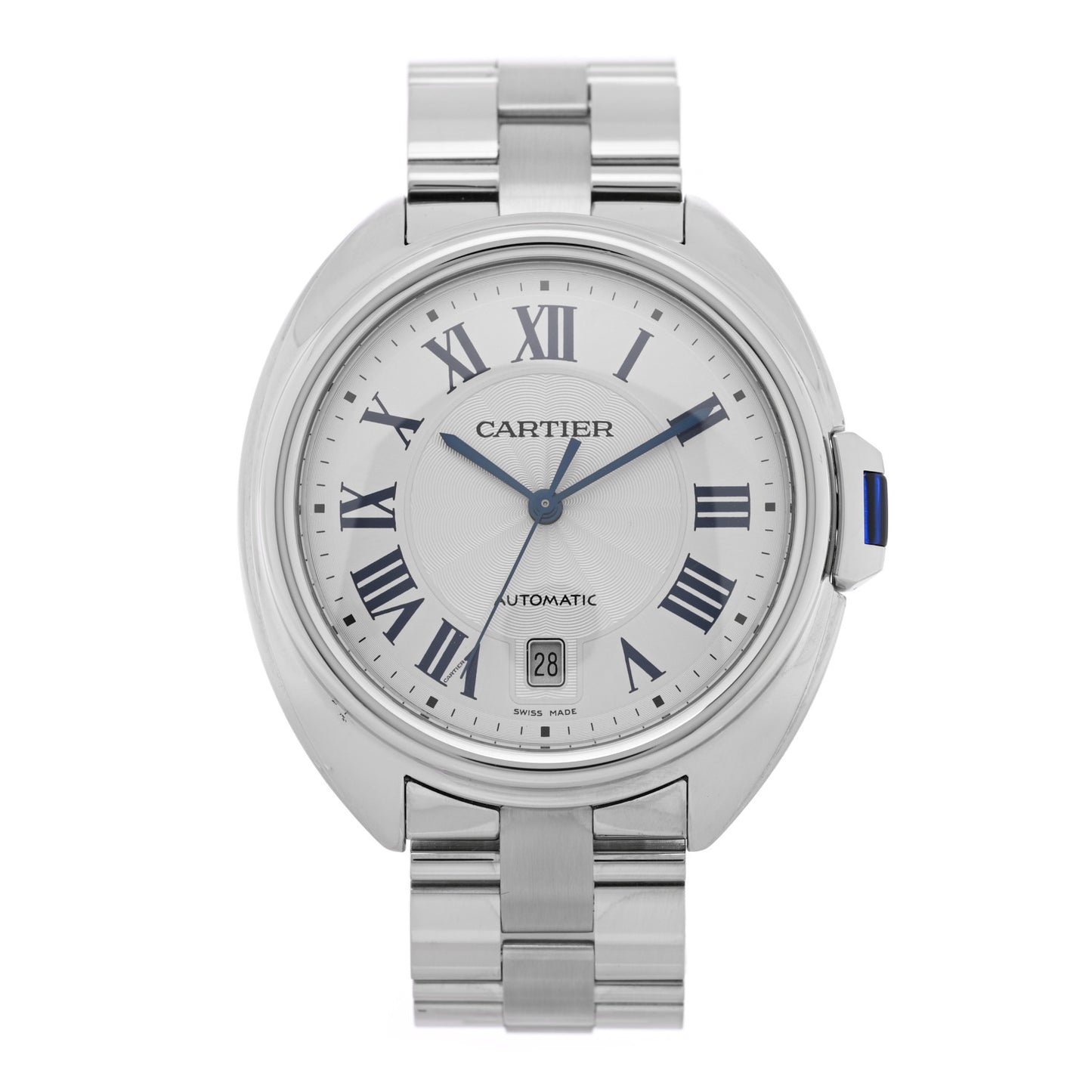 Stainless Steel 40mm Cle De Cartier Automatic Watch