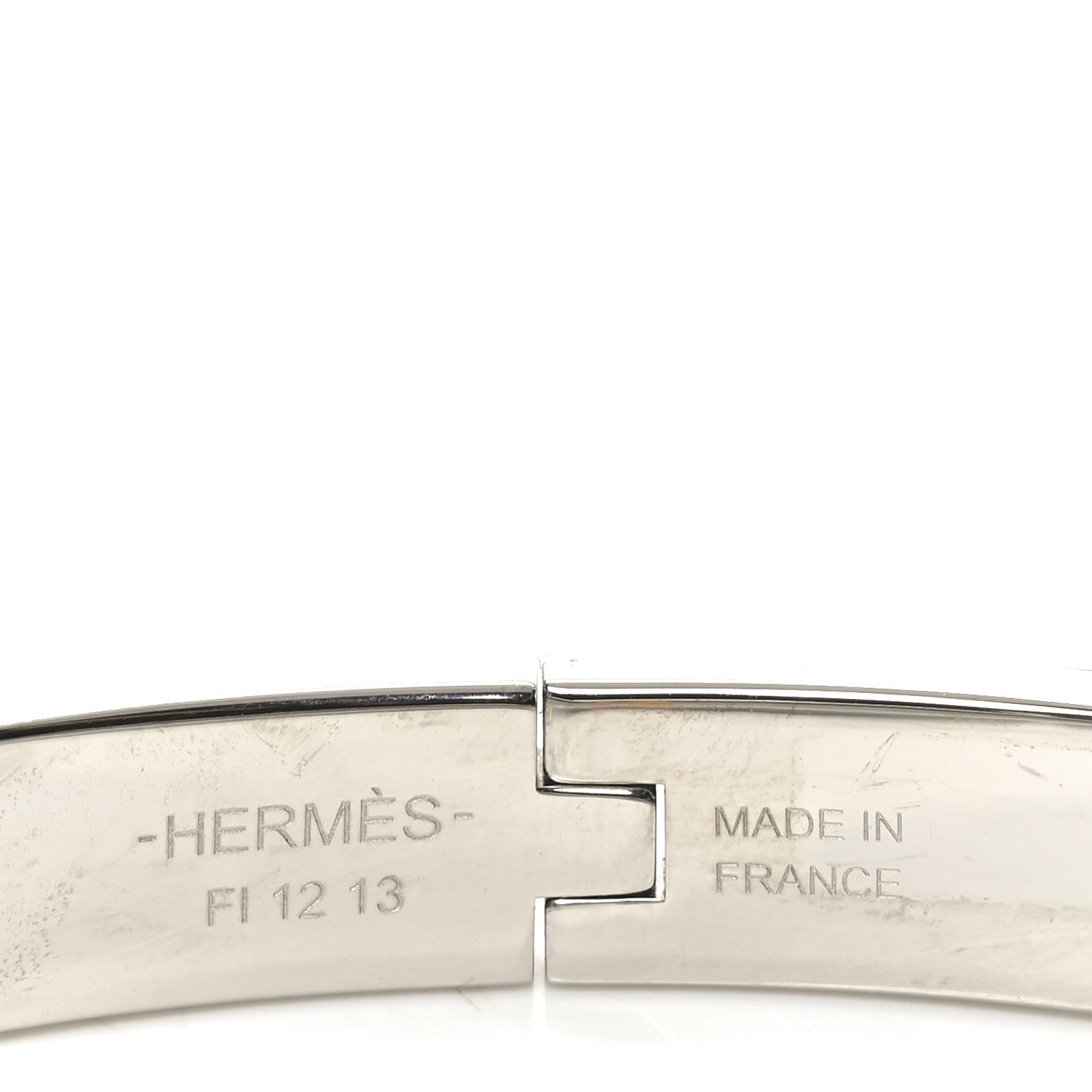 Hermes Enamel Mini Clic Chaine d'Ancre Bracelet PM Marron Glace 4 of 5