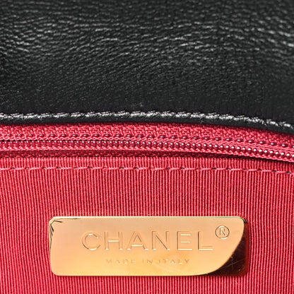 Chanel Lambskin Quilted Large Chanel 19 Flap Black 6 of 10