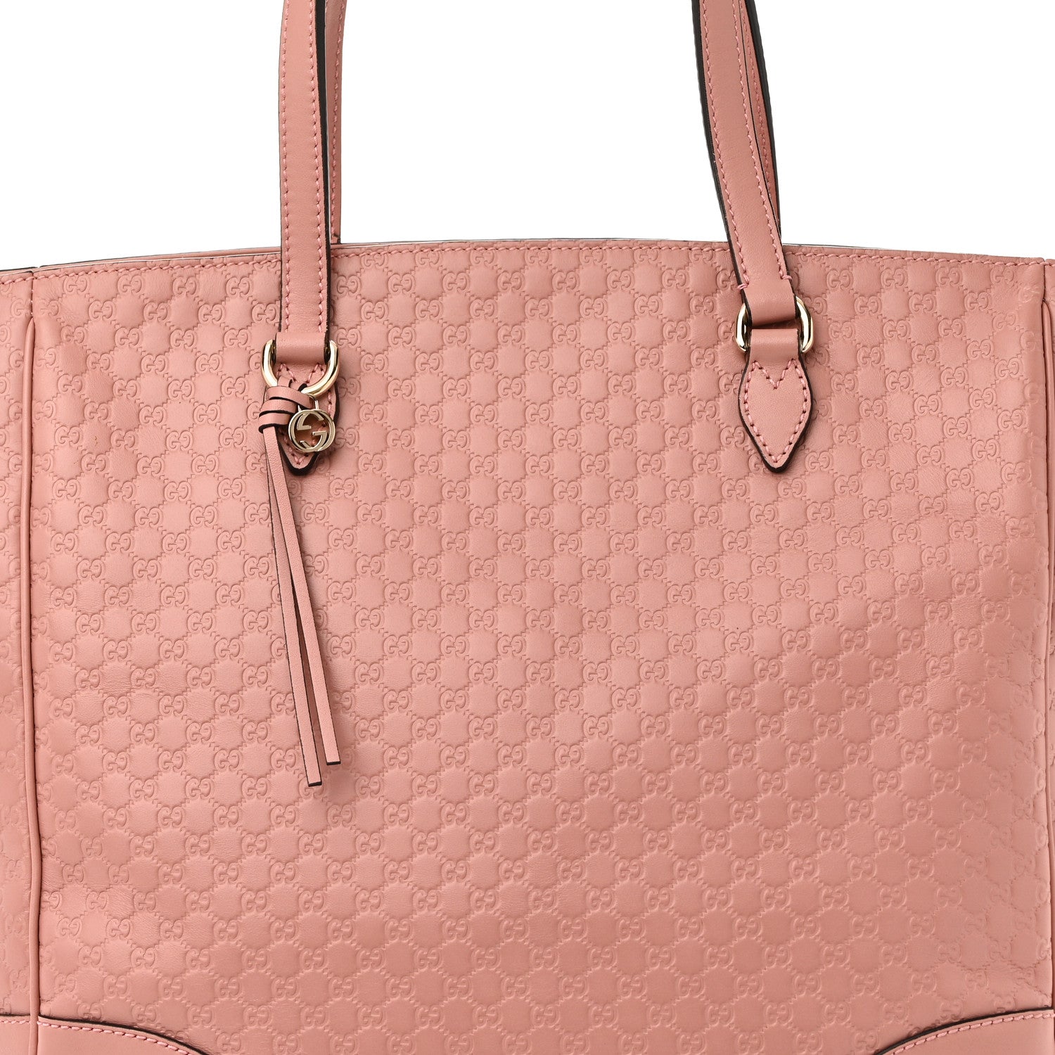 Gucci Microguccissima Bree Zippered Tote Soft Pink 8 of 10