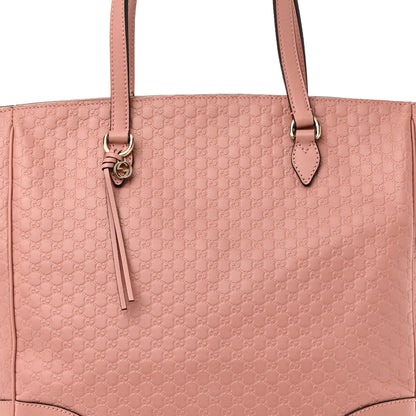 Gucci Microguccissima Bree Zippered Tote Soft Pink 8 of 10
