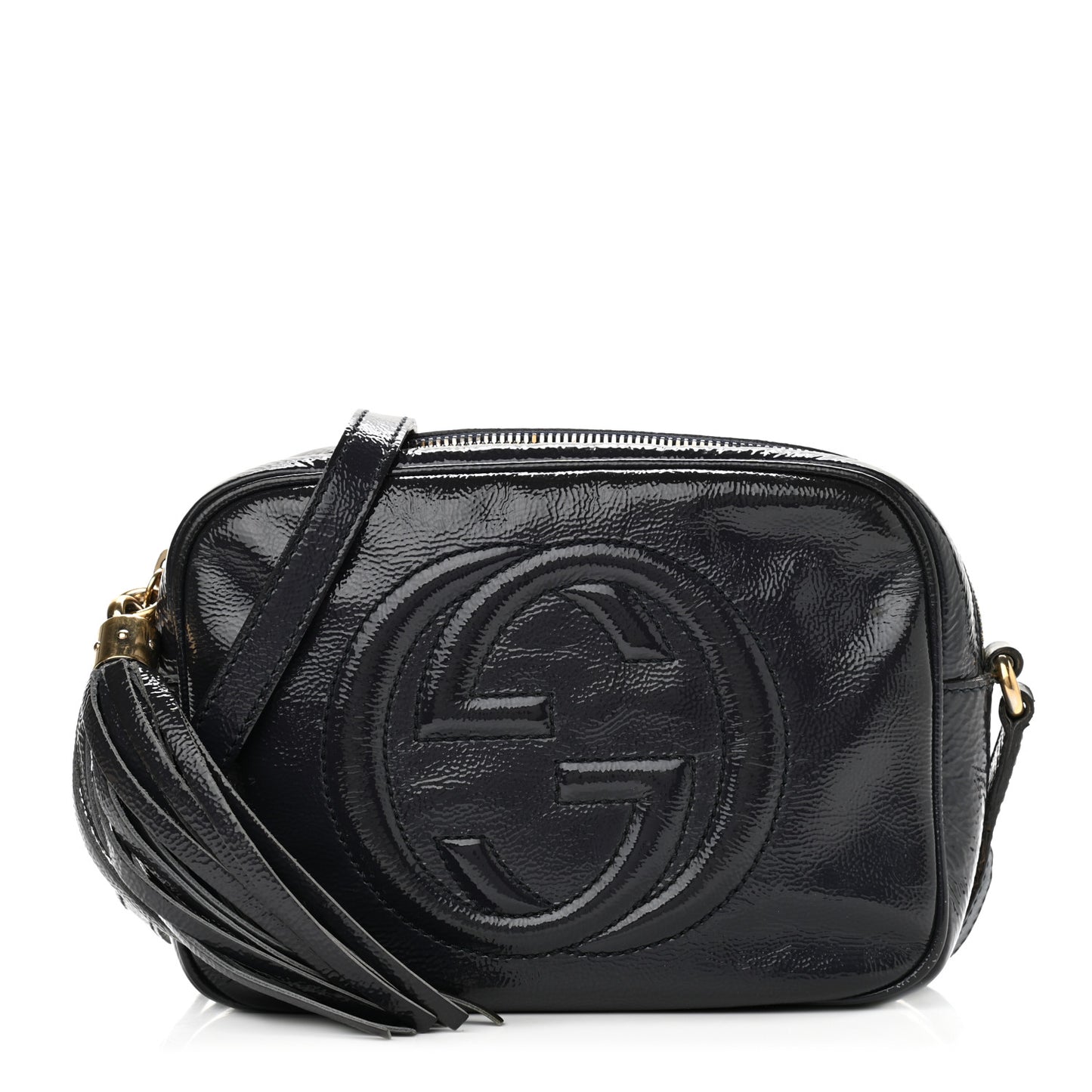 Vernice Naplack Small Soho Disco Bag Uniform Blue