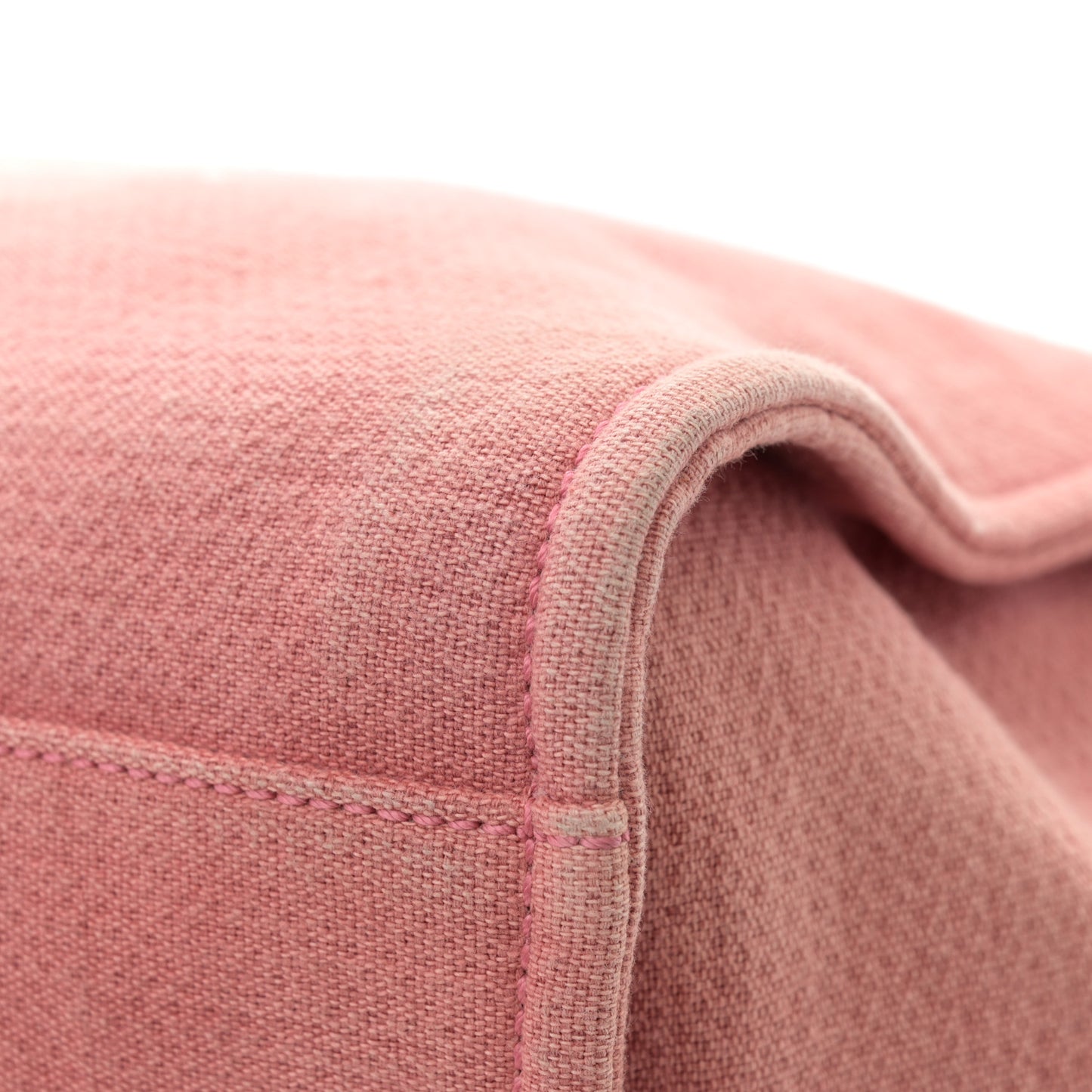 Canvas Medium Deauville Tote Red