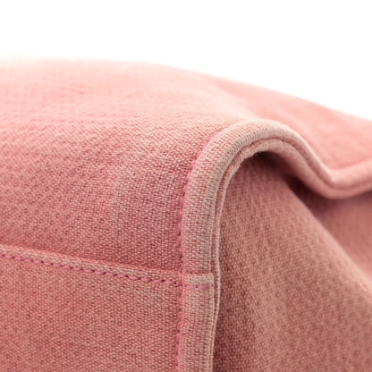 Chanel Canvas Medium Deauville Tote Red 13 of 14