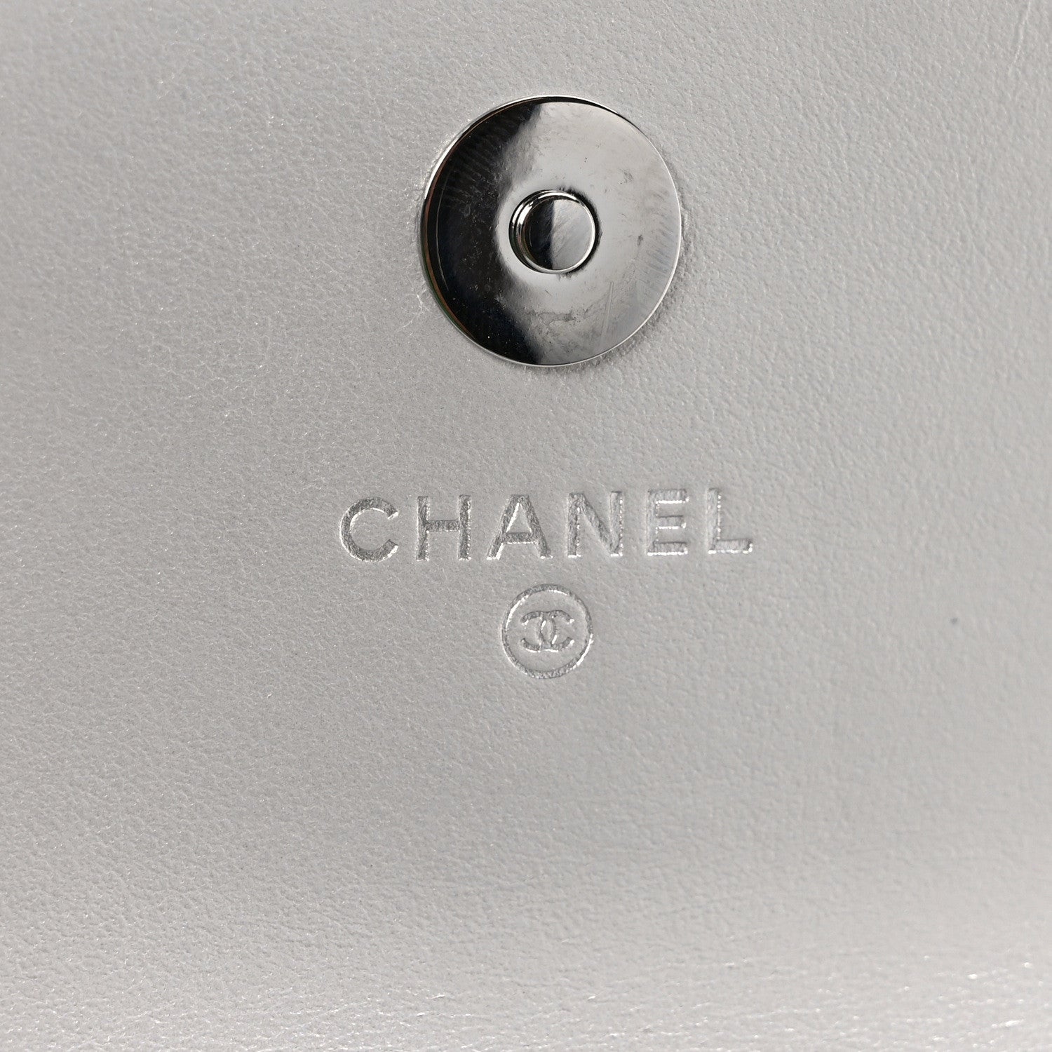 Chanel Metallic Goatskin Quilted Star Flap Waist Belt Bag Silver 9 of 10