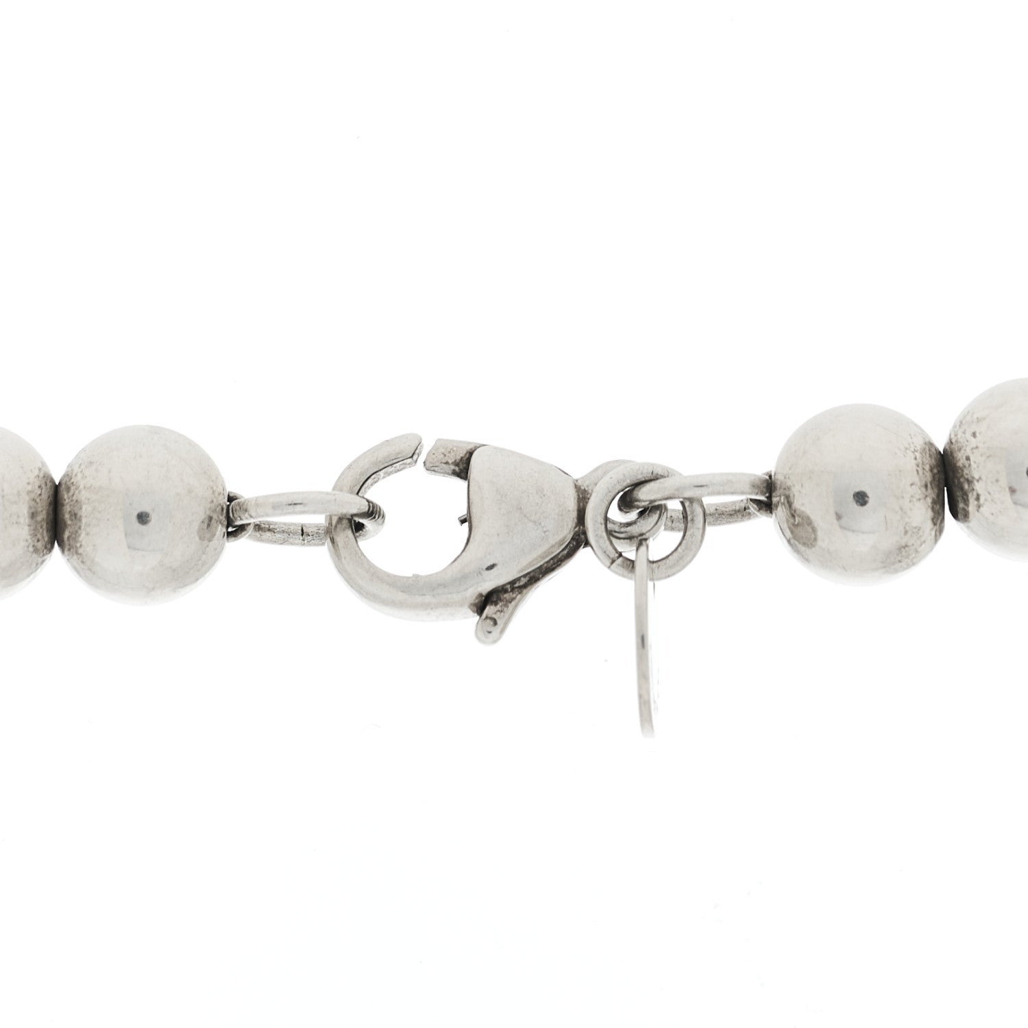 Tiffany Sterling Silver HardWear Graduated Ball Necklace 6 of 6