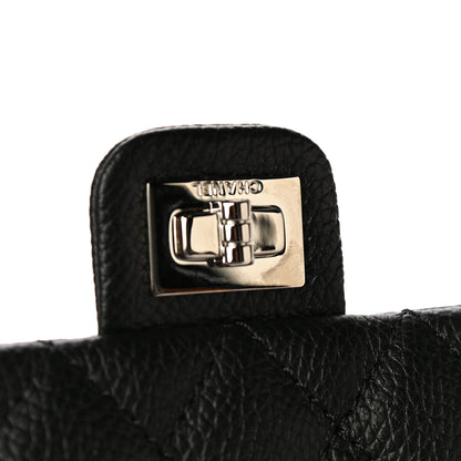 Chanel Grained Calfskin Quilted 2.55 Reissue Flap Belt Bag Clutch Black 14 of 14