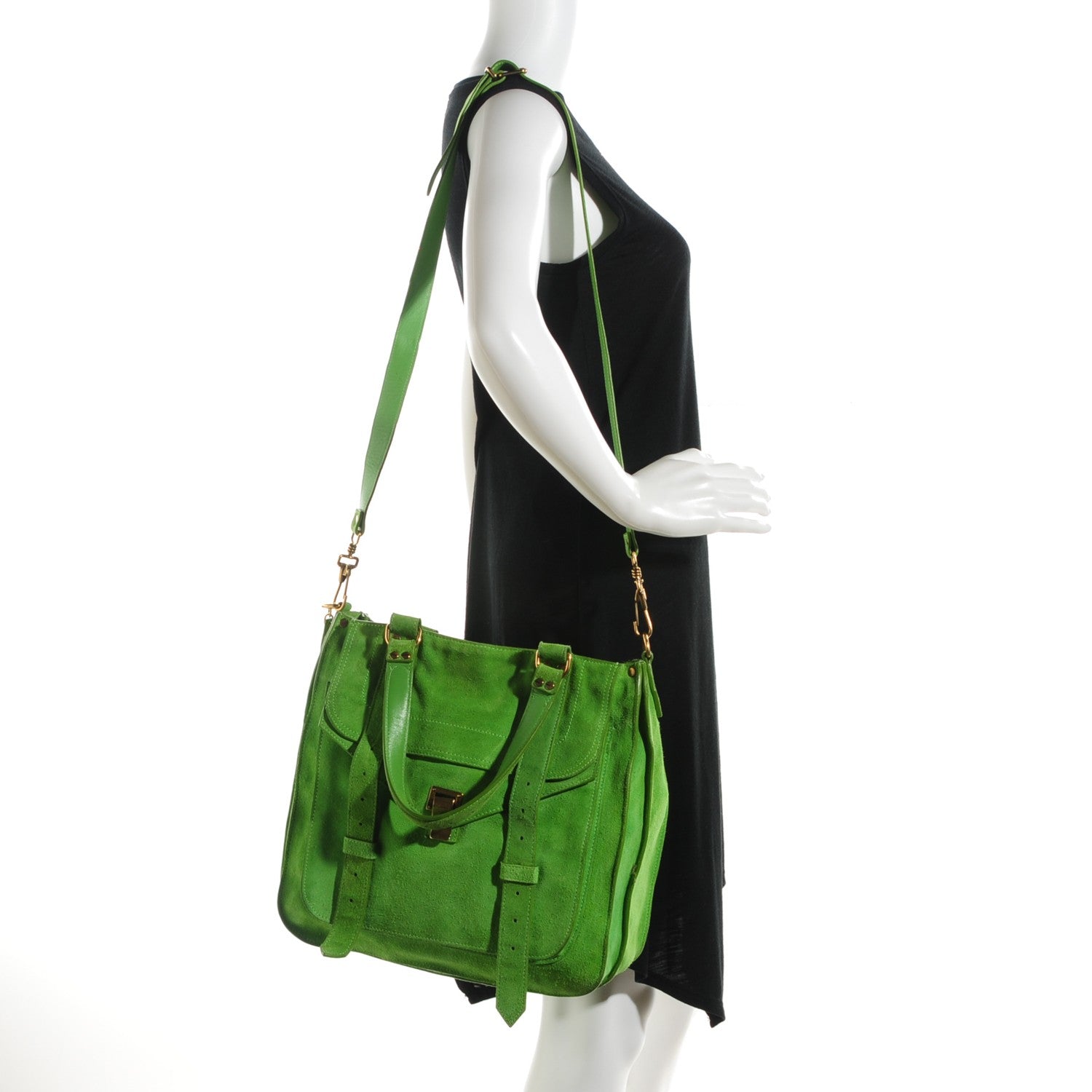 Proenza Schouler Suede PS1 Tote Tropical Green 2 of 11