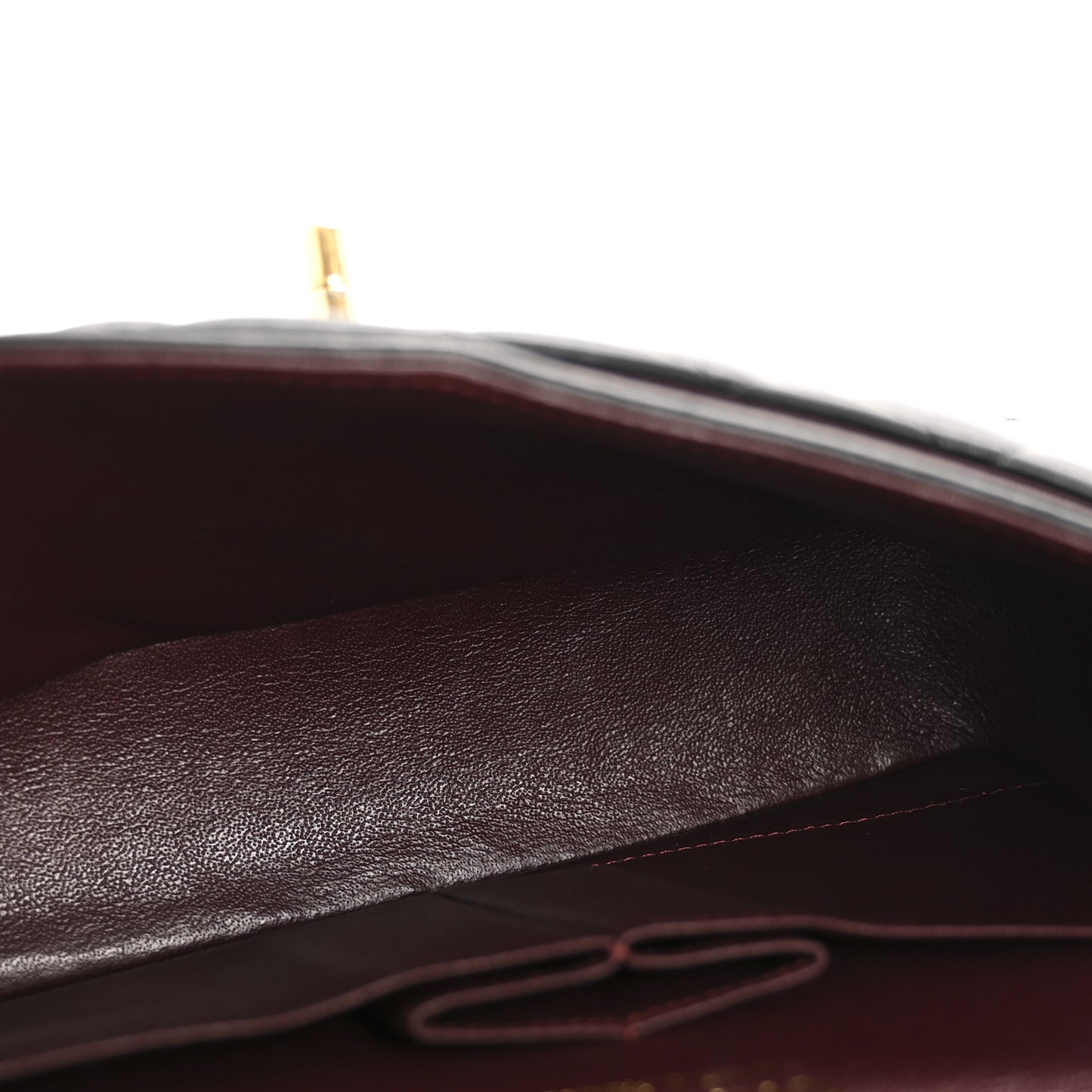 Lambskin Quilted Small Double Flap Black