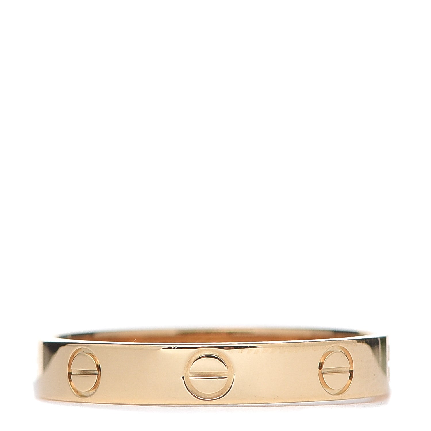 Cartier 18K Yellow Gold 3.5mm LOVE Wedding Band Ring 59 8.75 3 of 5