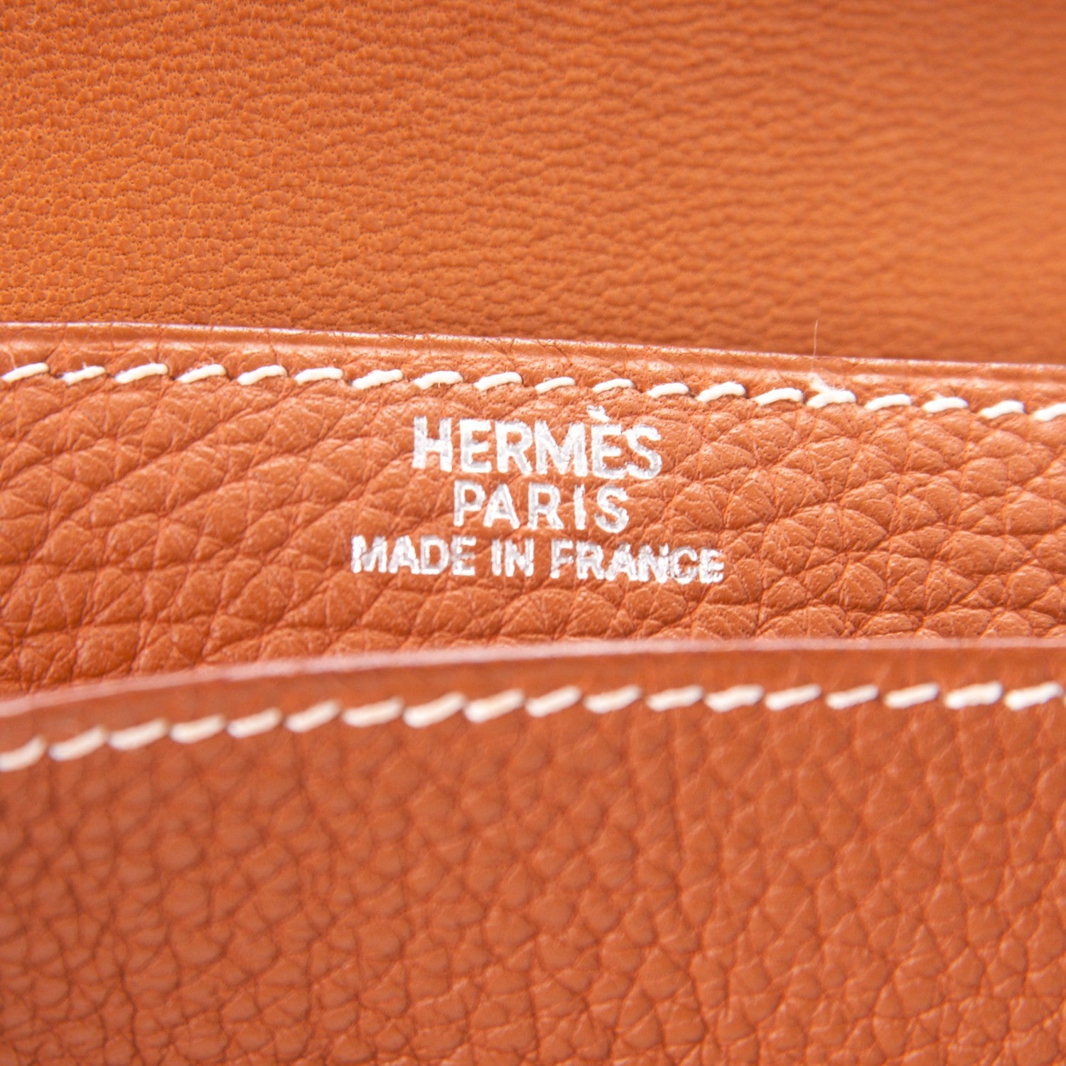 Hermes Togo Dogon Wallet Waist Pouch Gold 7 of 8