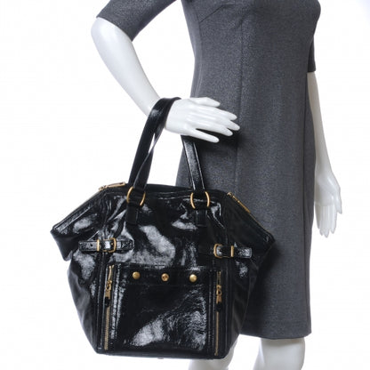 Saint Laurent Patent Medium Downtown Black 2 of 7