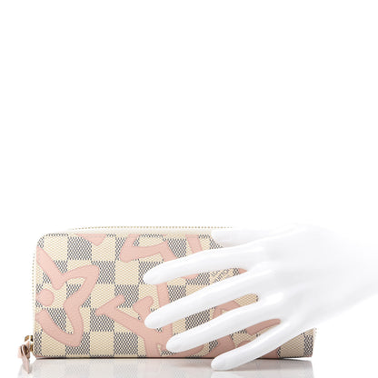 Louis Vuitton Damier Azur Tahitienne Clemence Wallet 2 of 8