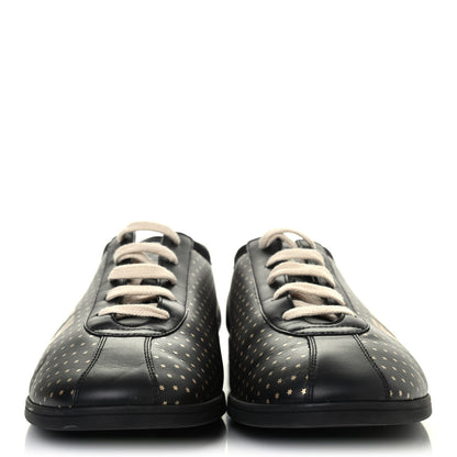 Gucci X SEGA Calfskin GUCCY Stars Mens Falacer Sneakers 12 Black 2 of 4