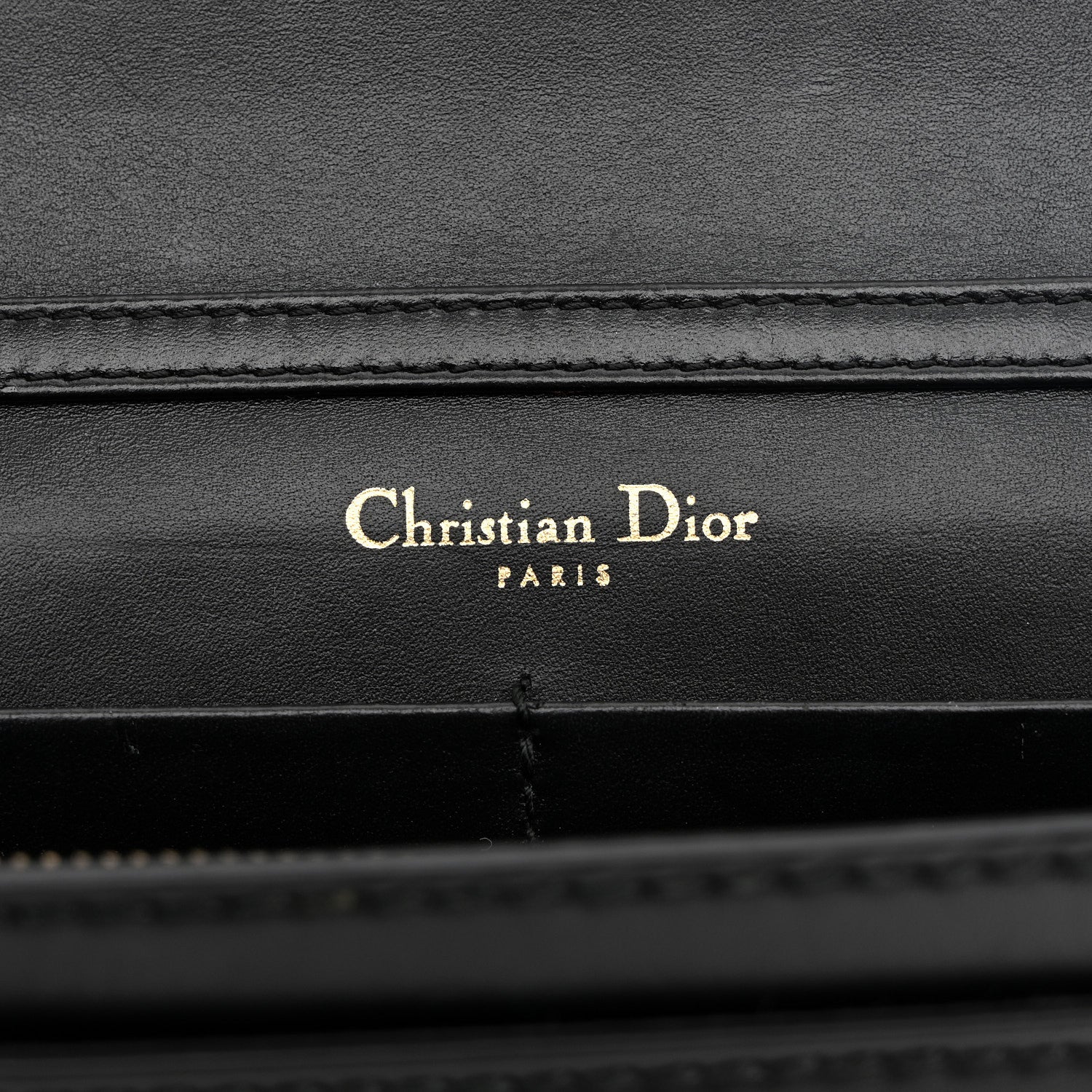 Christian Dior Calfskin J'Adior Wallet on Chain Pouch Black 6 of 14