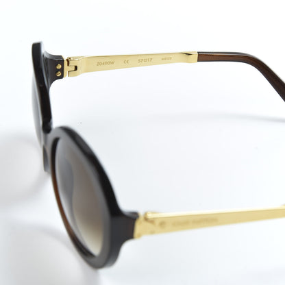 Louis Vuitton Petit Soupcon Rond Sunglasses Z0490W Brown Glitter 5 of 8