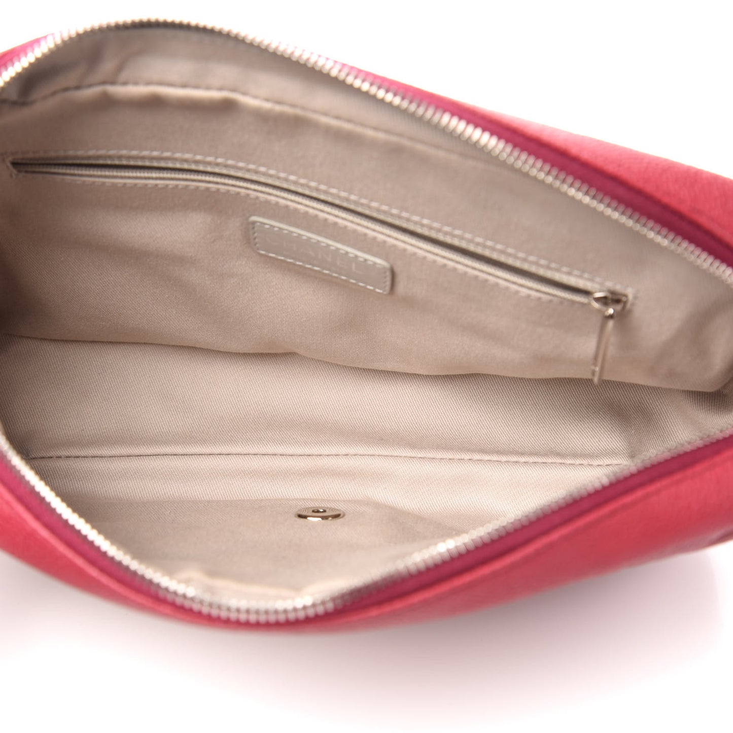 Caviar Quilted Jumbo Easy Flap Dark Pink