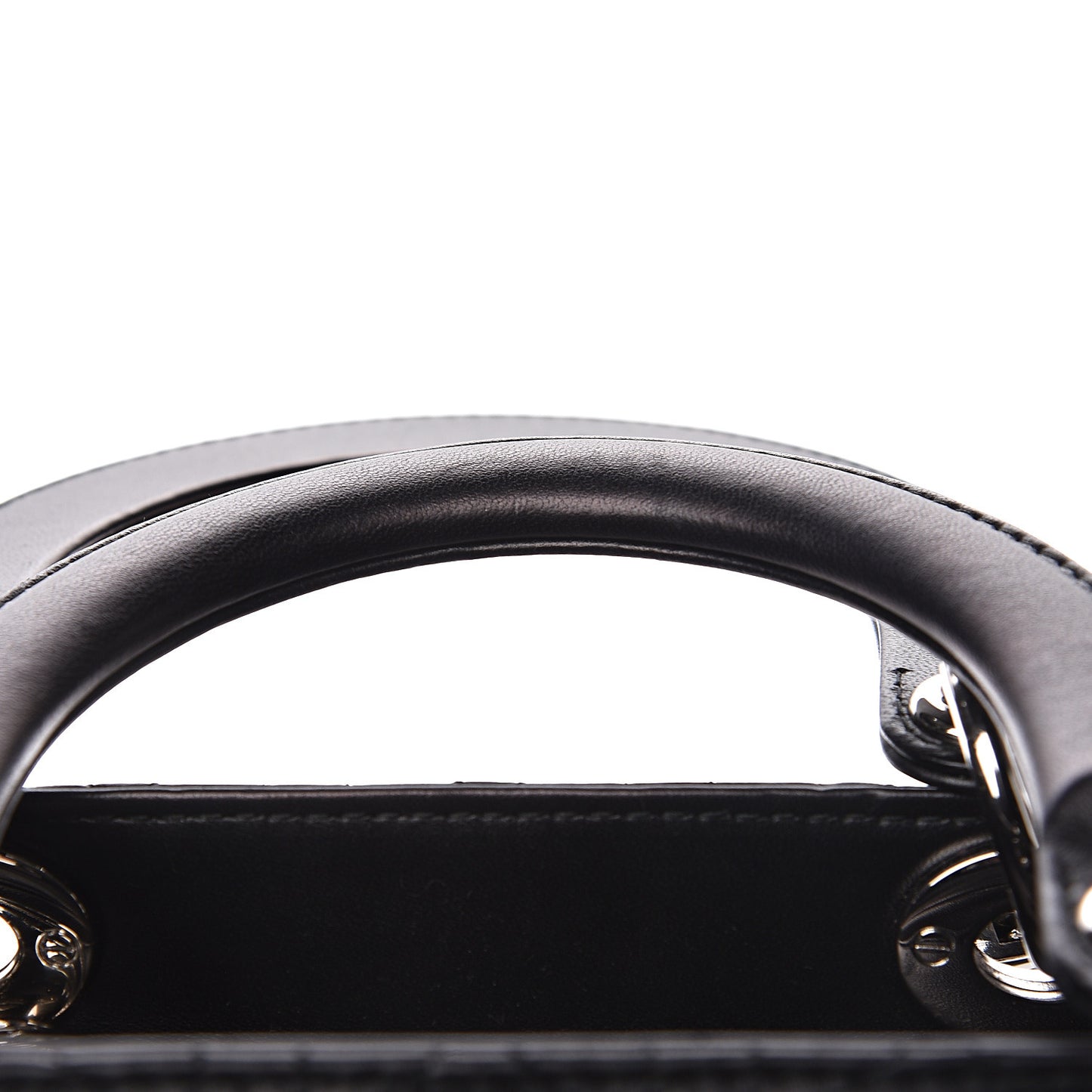 Lambskin Cannage Medium Lady Dior Black