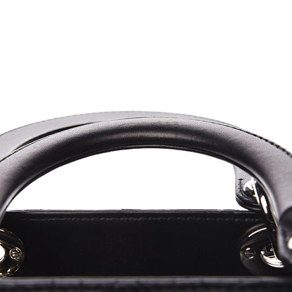 Christian Dior Lambskin Cannage Medium Lady Dior Black 11 of 16