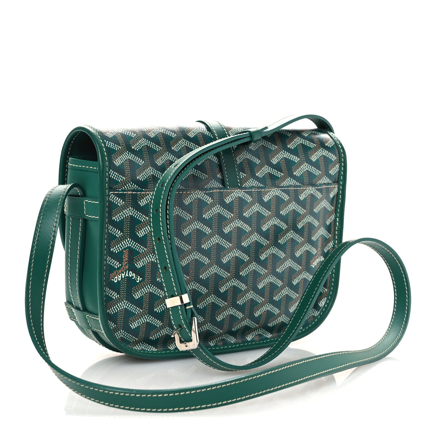 Goyardine Belvedere II PM Messenger Bag Green