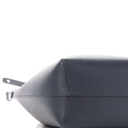 Mansur Gavriel Saffiano Mini Bucket Bag Blu 7 of 8