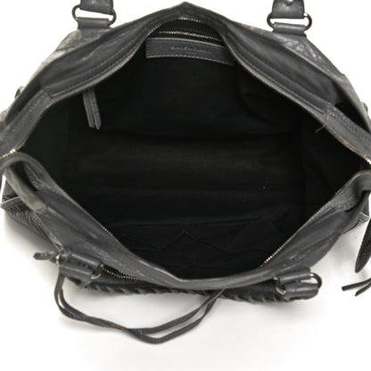 Balenciaga Agneau Silver Metallic Edge Hardware City Gris Cendre 4 of 12