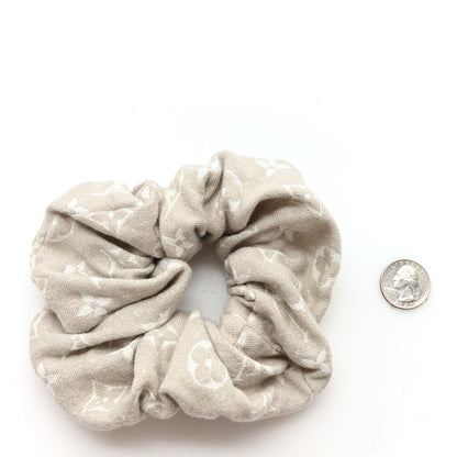 Louis Vuitton Cotton Denim Chouchou Scrunchy Beige 2 of 3