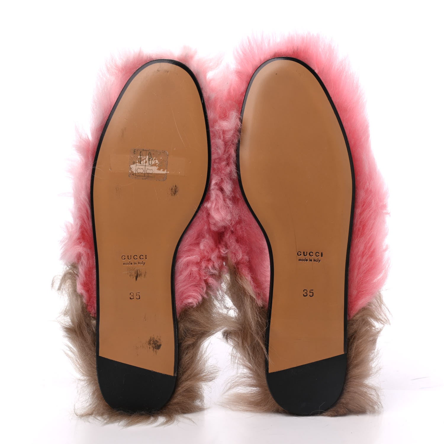 Gucci Merino Wool Womens Princetown Slippers 35 Pink 5 of 9