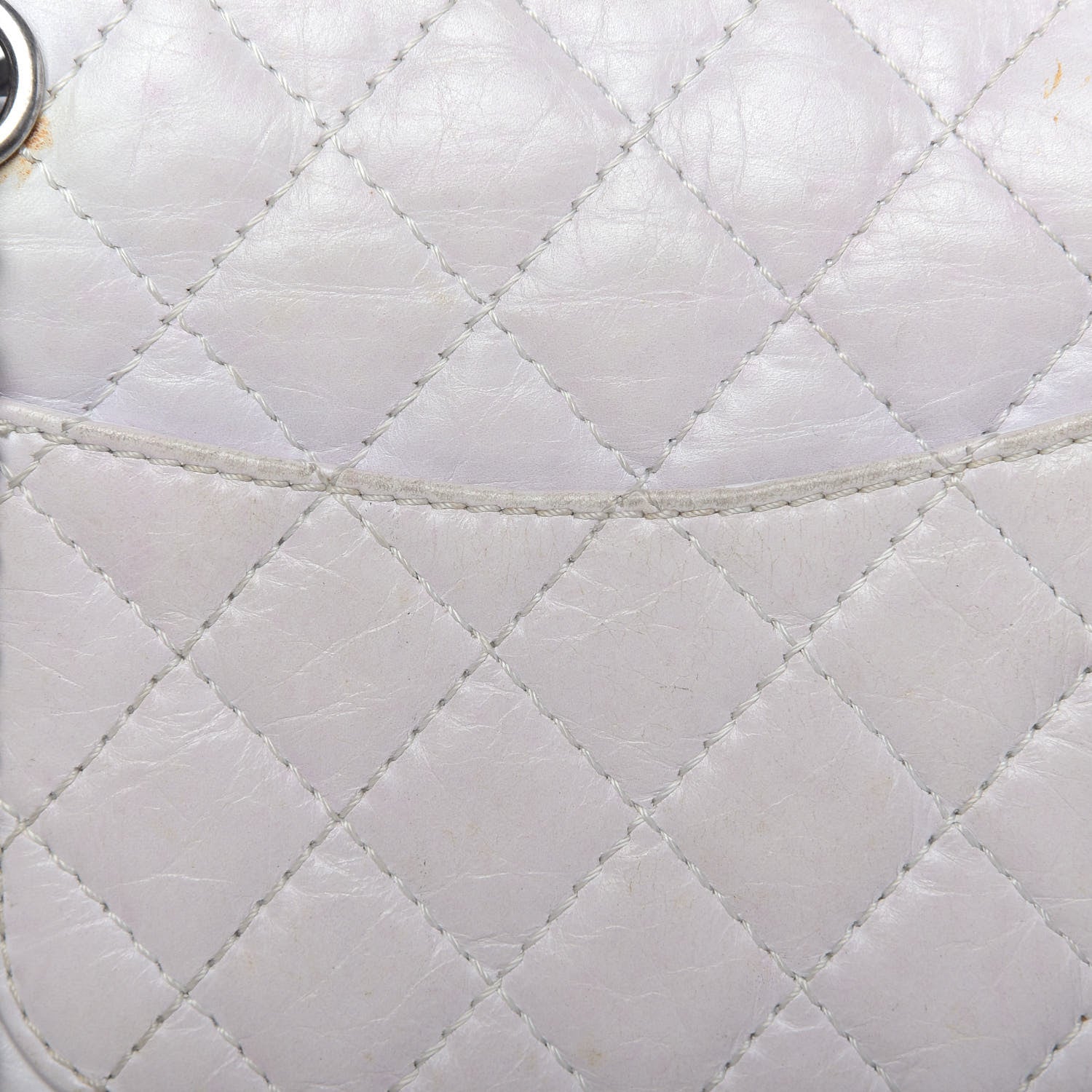 Chanel Aged Calfskin 50th Anniversary 2.55 Reissue 224 Flap White 15 of 17