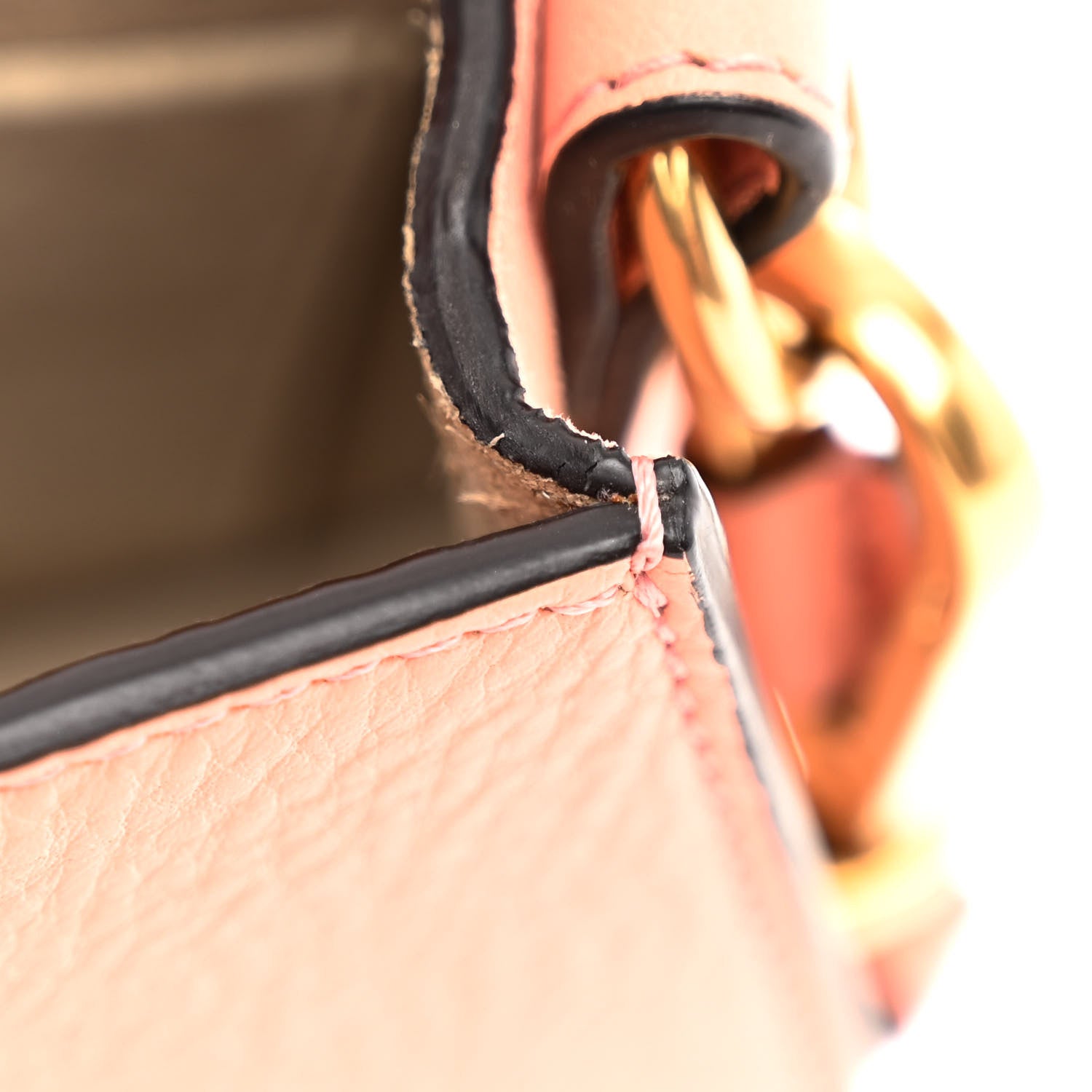 Chloe Calfskin Suede Small Nile Bracelet Bag Ideal Blush 13 of 13