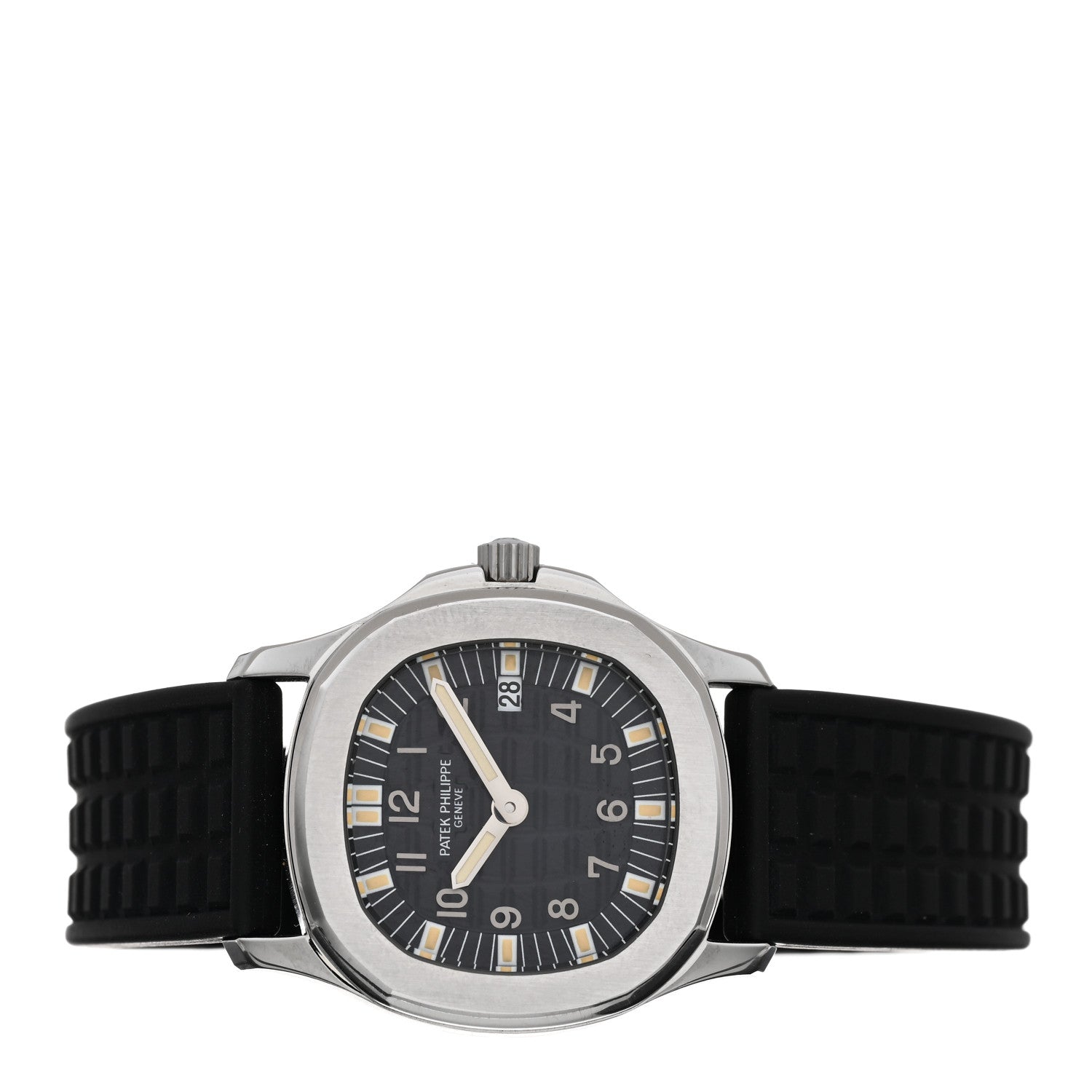 Patek Philippe Stainless Steel Rubber 28mm Aquanaut Quartz Watch Black 4960A 2 of 4